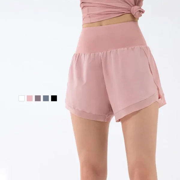 Women Running Shorts Gym Shorts Yoga Shorts Workout Sports Casual Running Fitness Pants Outdoor Jogging Short Leggings Women - Image 2