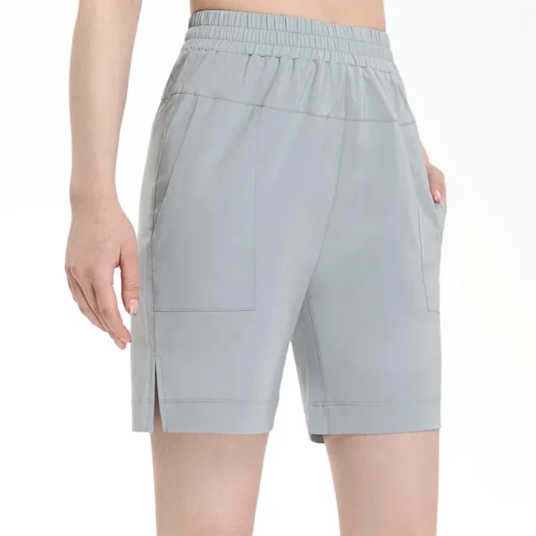 Summer Sport Shorts Women Elastic Thin Loose Running Fitness Yoga Shorts Girl Quick Dry Gym Workout Pant Cropped Trousers Female - Image 4
