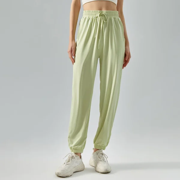 Women Sports Pants Loose Joggers Sweatpants Thin Workout Pants Gym Running Sport Leggings Quick-drying Fitness Women Sweatpants - Image 4