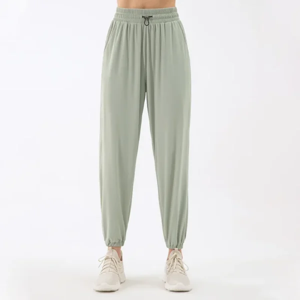 Summer Sport Pants Women High Waist Yoga Harem Pant Thin Loose Running Trousers Quick Dry Gym Workout Jogging Sweatpants Female